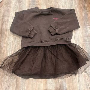 Zara Tutu Sweater Dress
